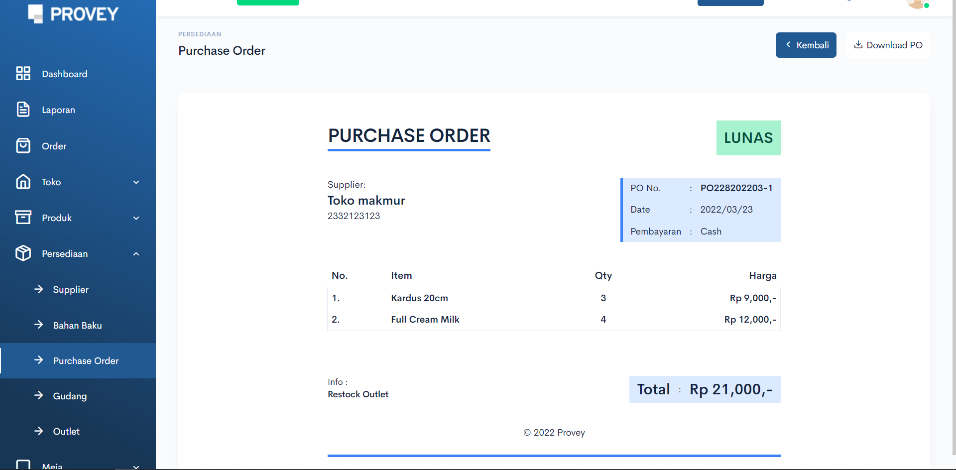 Mengulik Kegunaan Fitur Purchase Order